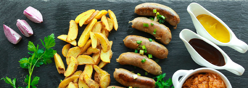 sausages-fries-sauces-spices