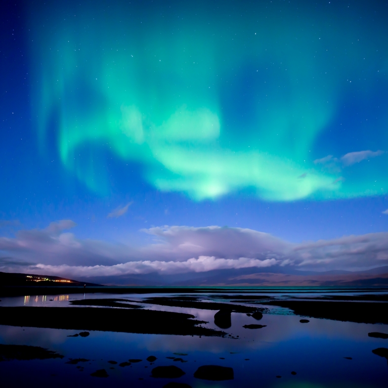 Northern Lights above Abisko National Park 