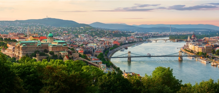 Budapest bridge, Hungary