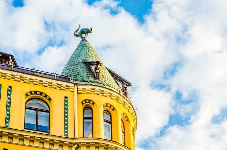 The "Cat House" in Riga 