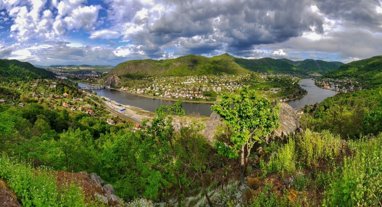 View of Ústí nad Labem