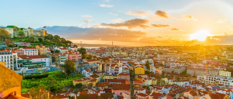 Lisbon at sunset