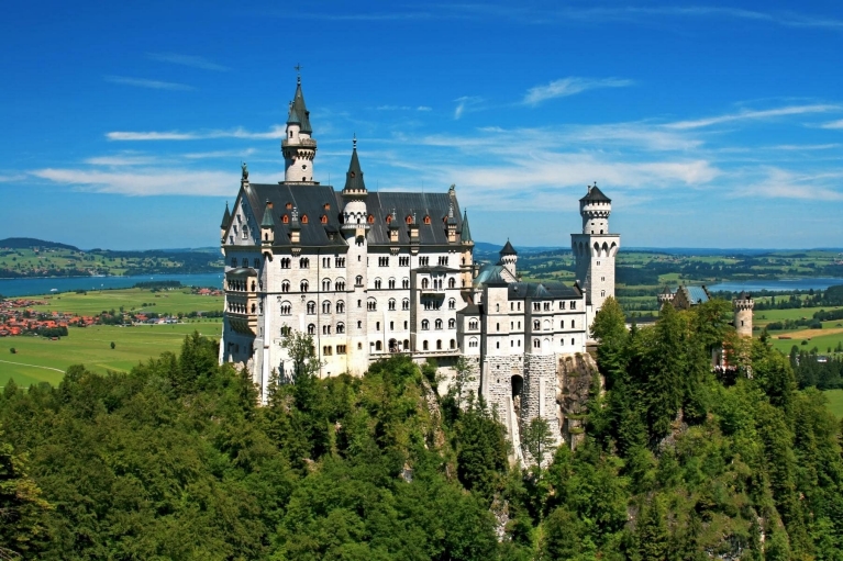 Neuschwanstein castle in Bavaria, Germany