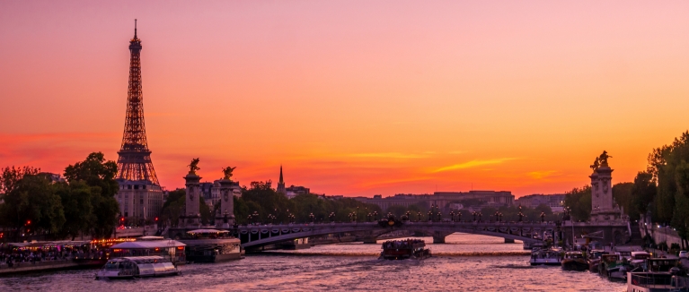 Paris sunset