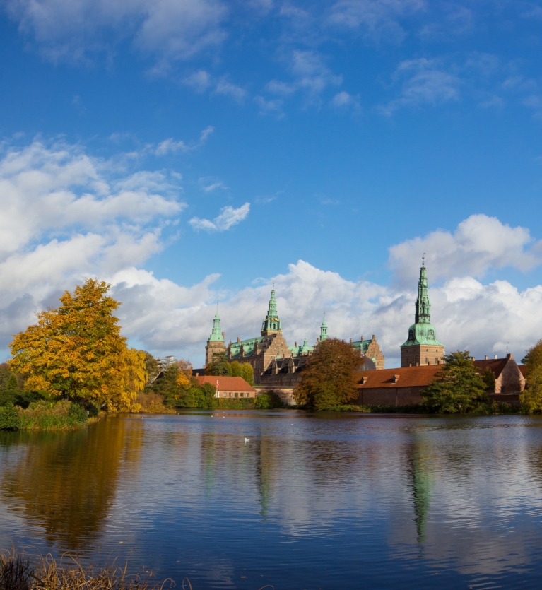 Frederiksborg Castle in Hillerød, Denmark