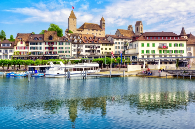 Rapperswil-Jona by Lake Zurich