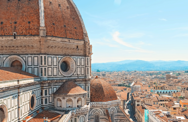 Florence as seen from the Duomo's bell tower