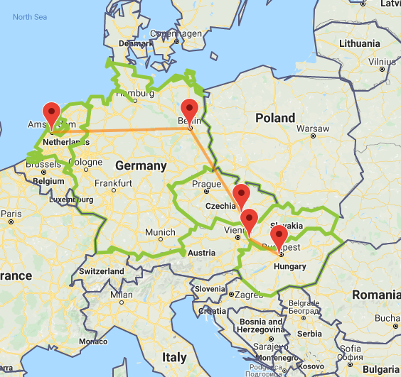 Slow travel map